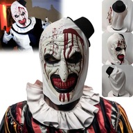 Maska na twarz 6WSJ0046 MASKA GUMOWA KLAUNA lateks klaun biały