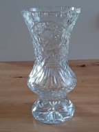 DUŻY WAZON KRYSZTAŁOWY PRL , 25,5 cm