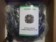 Centralny efekt świateł led 3w1 color-scan-strobo