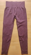 Pierre Robert Fioletowe Spodnie Termiczne 38 M