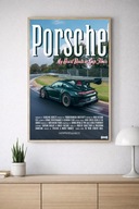 Plakat Porsche 911 GT3RS bez ramy 50 x 70 cm