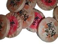 TEA Planet - Herbaty w krążkach - 10 szt. - ok. 65 g. - Dianhong z różą.