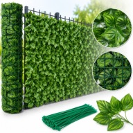 SZTUCZNY ŻYWOPŁOT BLUSZCZ NA BALKON OGRODZENIE TARAS ŚCIANĘ DUŻY 5m x 50cm