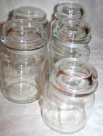 ZESTAW PUSTYCH SŁOIKÓW DO ŚWIEC 8 SZTUK