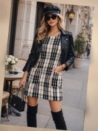 Sukienka w kratę bawełna roz. 34