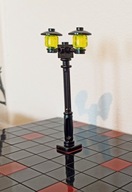 LEGO 1x Latarnia (Czarna) wersja 2 11062