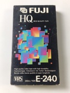 FUJI HQ E-240 KASETA VIDEO VHS MAGNETOWID