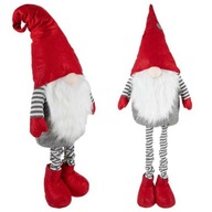 Skrzat Krasnal Świąteczny Teleskopowy Duży Gnom Wysoki 105cm Regulowany XXL