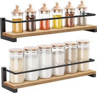 OROPY Zestaw 2 ściennych stojaków na przyprawy