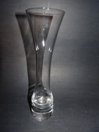 Wazonik szklany, jeden kwiat, Krosno?, PRL