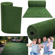 SZTUCZNA TRAWA WYKŁADZINA ASCOT ZIELONA Z ROLKI 2M 7MM NA BALKON OGRÓD