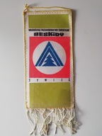 Stary Polski proporczyk - Wojewódzkie Przedsiębiorstwo Turystyczne Beskidy