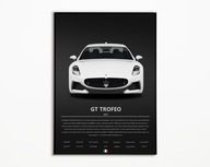 PLAKAT MASERATI GRANTURISMO TROFEO IDEALNY NA PREZENT OBRAZ NA ŚCIANE A3