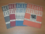 OCHRONA ZABYTKÓW KOMPLET ROK 8/1955 nr 1-4