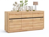 Komoda drewniana jasna z szufladami. Lite drewno. Nowoczesna