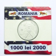 1000 lei 2000 Rumunia moneta