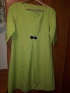 limonkowa sukienka A&A roz 38