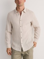 RESERVED PREMIUM koszula lniana 100% len regular fit męska XL