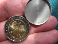 MONETA 1 ZŁOTY Z LAT 80 PRL I 5 ZŁ Z 2025 DO TRIKÓW SZTUCZEK ILUZJI