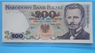 200 zł 1979 ,seria AZ 7153261,stan UNC
