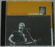 STING, GIL EVANS :LAST SESSION/LIVE AT PERUGIA JAZZ FESTIVAL [CD] Jak Nowa