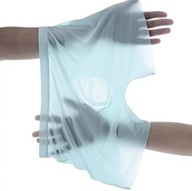 Białe ultracienkie bokserki męskie delikatnie prześwitujące M