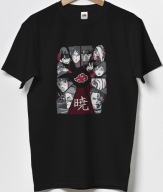 Konoha Anime Manga Męska koszulka Naruto Uzumaki