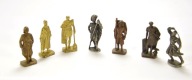 STARE MOSIĘŻNE FIGURKI ŻOŁNIERZE RYCERZE 7 szt. ZOBACZ!