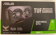 puste pudełko po ASUS GTX1660TI GEFORCE 6GB GAMING