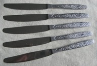 Ciężkie MASYWNE NOŻE OBIADOWE Stal Nierdzewna "NIERŻ" Rosja lata 70-te