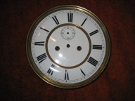 STARA, WIEDENSKA, PORCELANOWA TARCZA DO LINKOWCA Z SEKUNDNIKIEM - 18,5 CM