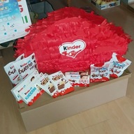 Piniata Kinder + Słodycze Kinder i naklejki | KOMPLET | idealne na urodziny