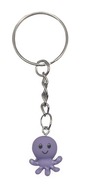 Breloczek do kluczy mini ośmiorniczka fioletowa ozdoba do piórnika, plecaka