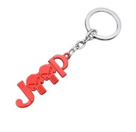 BRELOK BRELOCZEK do kluczy JEEP Punisher Compass Wrangler czerwony
