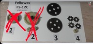 Niszczarki FELLOWES FS-12C CRC71201 zebatki
