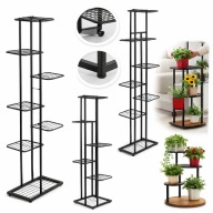 KWIETNIK METALOWY STOJAK NA KWIATY ROŚLINY PÓŁKI REGAŁ STOJĄCY WYSOKI