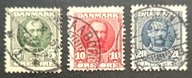 Dania 1907 Mi: 53,54,55