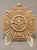 Odznaczenie NSDAP za 10 lat służby – Brązowy Krzyż – Tombak