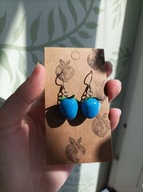 Kolczyki Stardew Valley - ancient fruit, mini - rękodzieło, stal