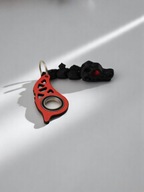 Unikatowy Keyrambit Keyspinner plus Flexi Szkielet brelok do kluczy MEGA