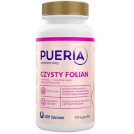 Pueria czysty Folian kwas foliowy 90 kapsułek