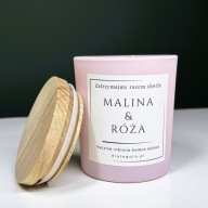 Świeca sojowa Malina & Róża