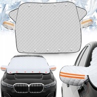 2xMATA OSŁONA POKROWIEC NA PRZEDNIĄ SZYBĘ AUTA MASKĄ SAMOCHODU ANTYSZRONOWA