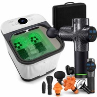 Masażer stóp wodny hydromasażer z timerem + pistolet do masażu