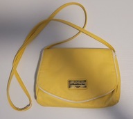 Stradivarius żółta torebka na długim pasku