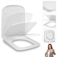 DESKA SEDESOWA WOLNOOPAD WYPINANA DUROPLAST BIALA ANTYBAKTERYJNA NOVA PRO