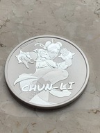 Moneta srebrna Street Fighter: Chun Li 2022