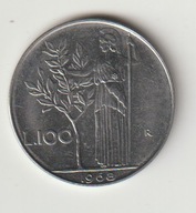 Wlochy 100 lirow 1968