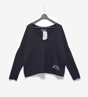 Damski Sweter Luźny Oversize Bawełniany Czarny By O La La |R. Uni