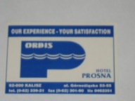 ORBIS HOTEL PROSNA KALISZ naklejka